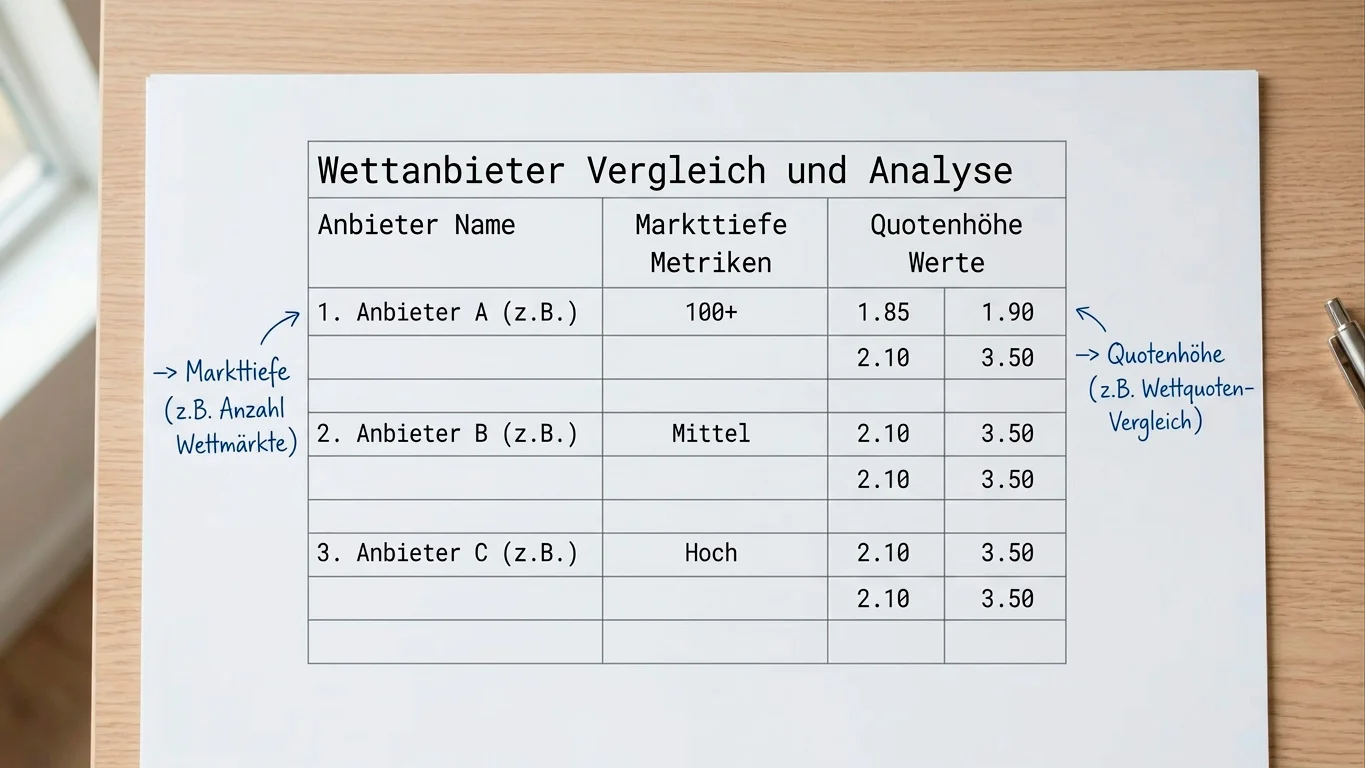 GGL-Whitelist-Anbieter für DTM-Wetten 2026 im Vergleich nach Markttiefe und Quotenhöhe
