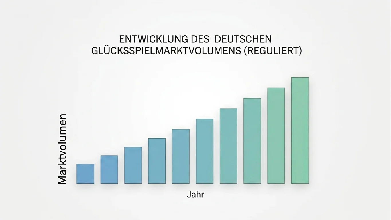 Deutscher Glücksspielmarkt 2024 — Marktvolumen, GGL-regulierter Anteil und Schwarzmarkt-Schätzung