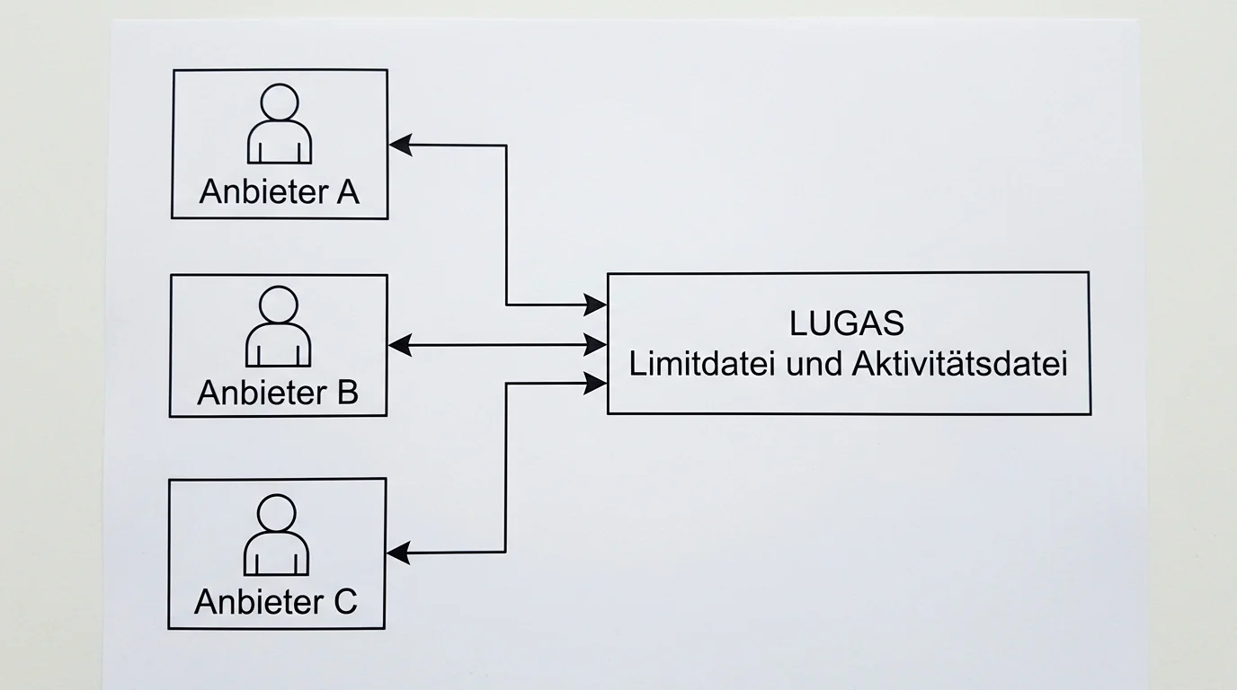 LUGAS System Architektur Limitdatei Aktivitätsdatei GlüStV 2021 anbieterübergreifend Sportwetten Deutschland