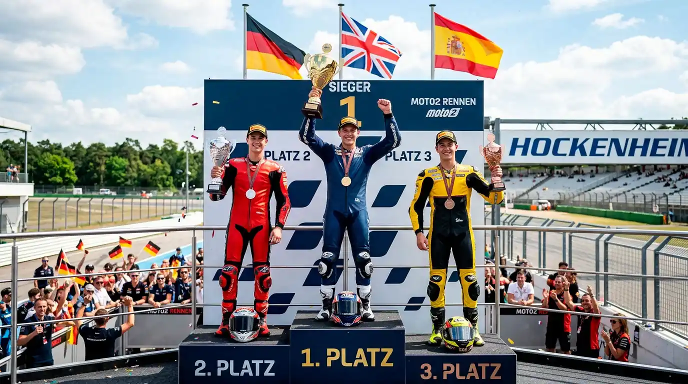 Verfügbare Wettarten und Quotenbereiche für Moto2 und Moto3 Rennen