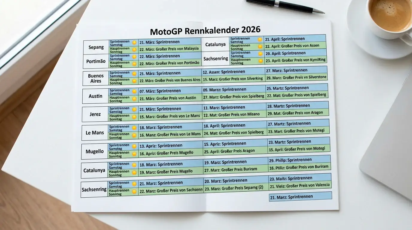 MotoGP Sprint-Format Erklärung Samstagsrennen halbe Distanz Startaufstellung Qualifying 2026 Wettmöglichkeiten