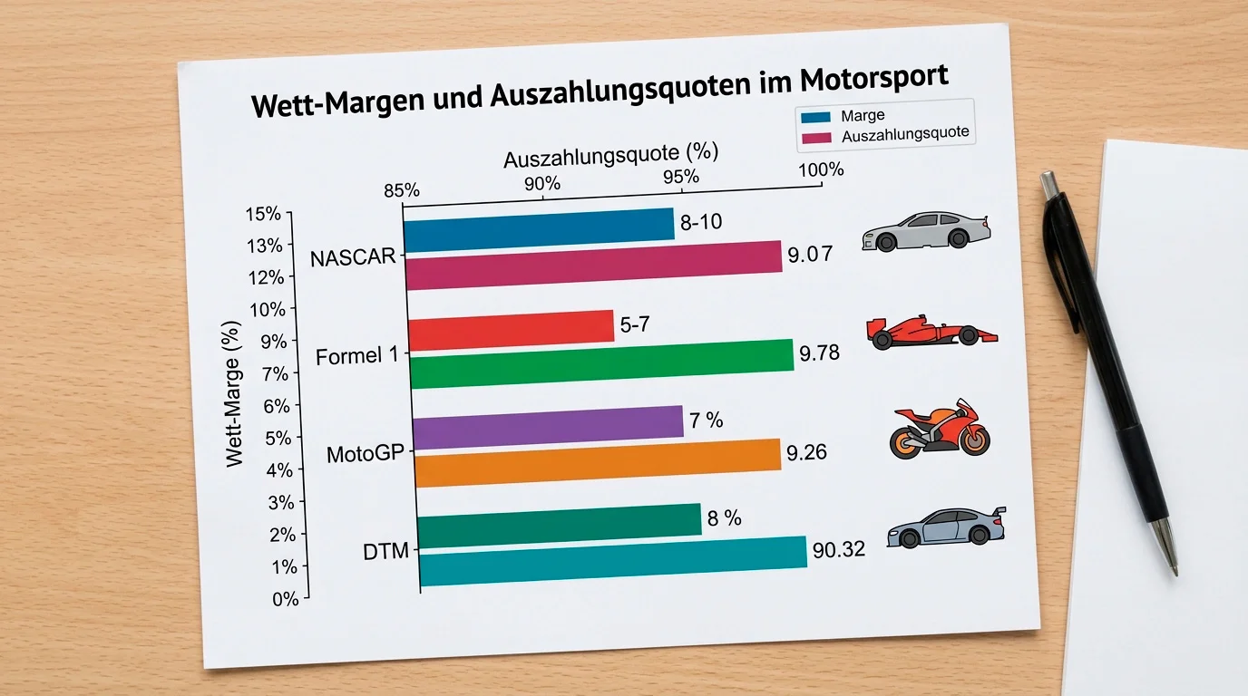 NASCAR-Quoteneffizienz im Vergleich zu europäischen Serien: höhere Marge bei dünnen Märkten