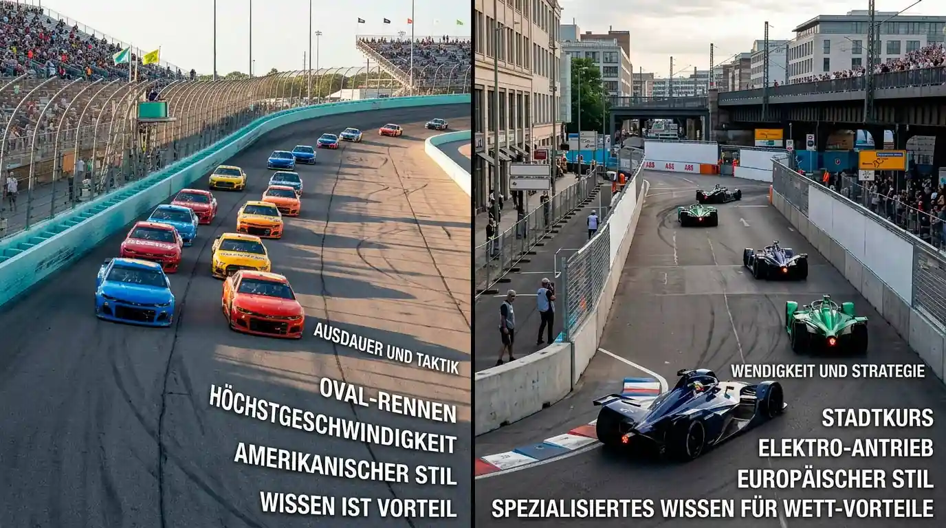 NASCAR und Formel E Wetten in Deutschland — Markttiefe, GGL-Anbieter und Verfügbarkeit für US-Motorsport und Elektrorennsport